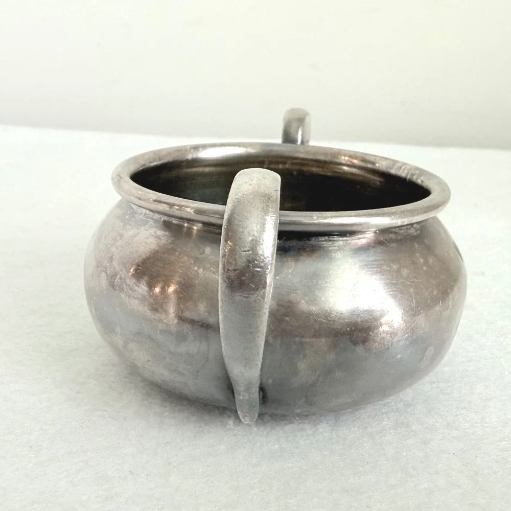 Antique Forbes Silver Co 1024 Silverplate Bowl Double Handle Early 1900s